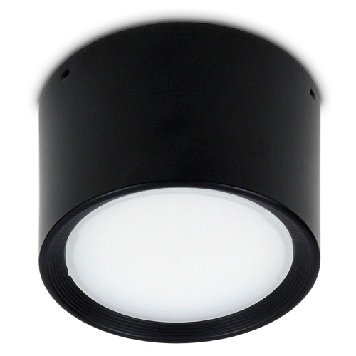 Natynkowa lampa sufitowa tuba LED ROLI 15W czarna