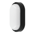 Owalna lampa elewacyjna LED 12W IP54 METEOR czarna