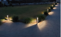 Nowoczesna lampa ogrodowa stojąca słupek 60 cm 7W