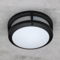 Zewnętrzna lampa sufitowa plafon IP44 2xE27 SISTON czarny