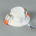 Lampa wpuszczana downlight LED 7W 595lm średnica 9 cm KARO IP20 CCT