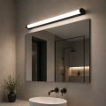Lampa łazienkowa nad lustro LED 15W CCT z wyłącznikiem 60 cm IP44 ULKE czarna