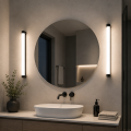Lampa łazienkowa nad lustro LED 15W CCT z wyłącznikiem 60 cm IP44 ULKE czarna