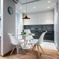 Lampa wisząca styl skandynawski loft czarno złota 1xE27 HANG-17B