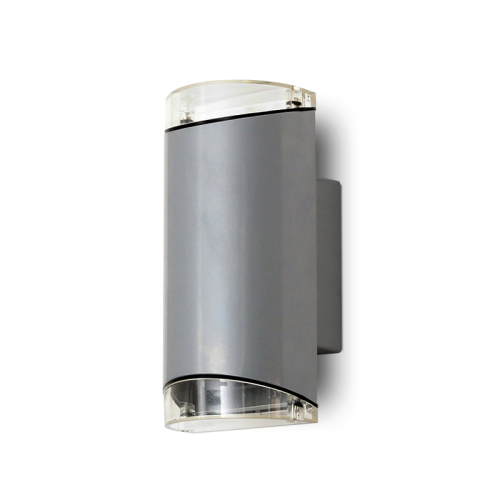 Nowoczesny kinkiet ogrodowy 2xGU10 ID3559 IP54 szary