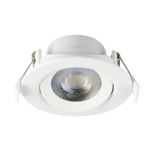 Lampa wpuszczana downlight LED 7W 595lm średnica 9 cm KARO IP20 CCT