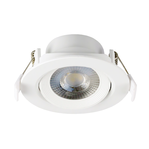 Lampa wpuszczana downlight LED 7W 595lm średnica 9 cm KARO IP20 CCT