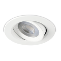 Lampa wpuszczana downlight LED 7W 595lm średnica 9 cm KARO IP20 CCT