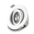 Lampa wpuszczana downlight LED 7W 595lm średnica 9 cm KARO IP20 CCT