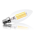 Zestaw 10x żarówka filament C35 LED E14 - mały gwint 4W=40W 480lm biała ciepła