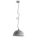 Lampa wisząca E27 klosz z cementu HANG 19D