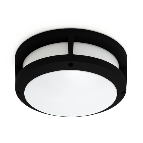 Zewnętrzna lampa sufitowa IP44 2xE27 SISTON czarny