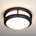 Zewnętrzna lampa sufitowa IP44 2xE27 SISTON czarny