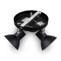 Lampa sufitowa spot potrójny czarno-złoty 3xE14 JERRY-3
