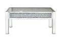 Lustrzany stolik kawowy GLAMOUR z kryształkami
